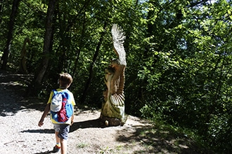 Bosco Arte Stenico con i bambini