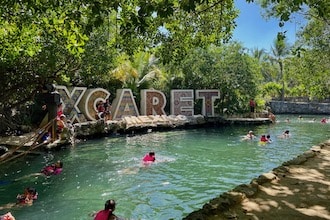 Il fiume a Xcaret dove nuotare