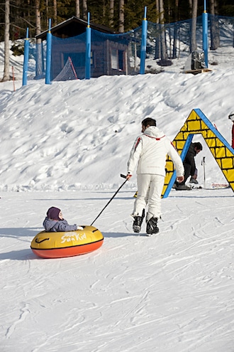 San Vito di Cadore skiarea gommone