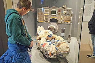 Museo della Scienza e della Tecnologia di Milano, tuta spaziale
