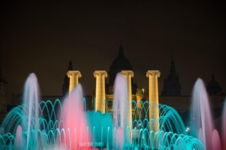 Barcellona con i bambini: la Fontana Magica