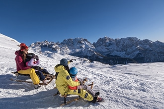 Skiarea Campiglio Dolomiti, slittino