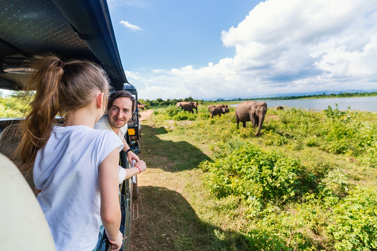 Safari con i bambini in Sri Lanka