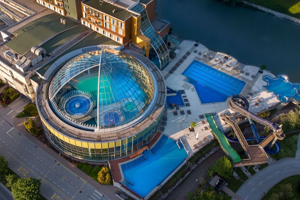 Hotel Thermana Park Laško in Slovenia, panoramica struttura