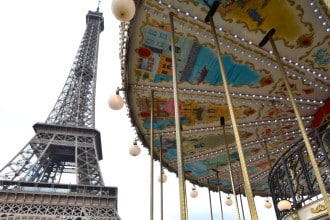 Torre Eiffel con bambini, Parigi