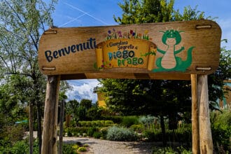 SeaPark Family Resort & SPA a Giulianova, giardino Diego il drago