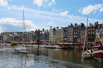 Honfleur in Normandia, porto