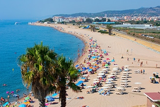 Santa Susanna in Spagna, spiaggia