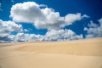 Deserto polacco dune di sabbia Polonia