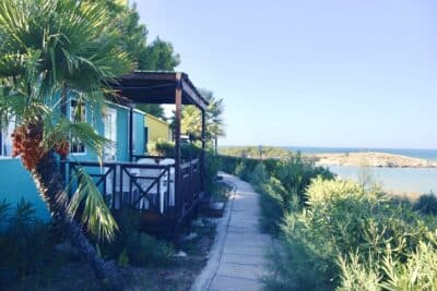 Villaggio La Giara, casa mobile con vista mare