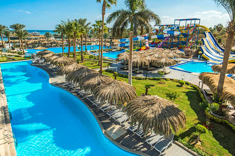 Family Hotel con acquapark spaziali per bambini, sul mare, Hurgada Sunrise Aqua Joy, Egitto