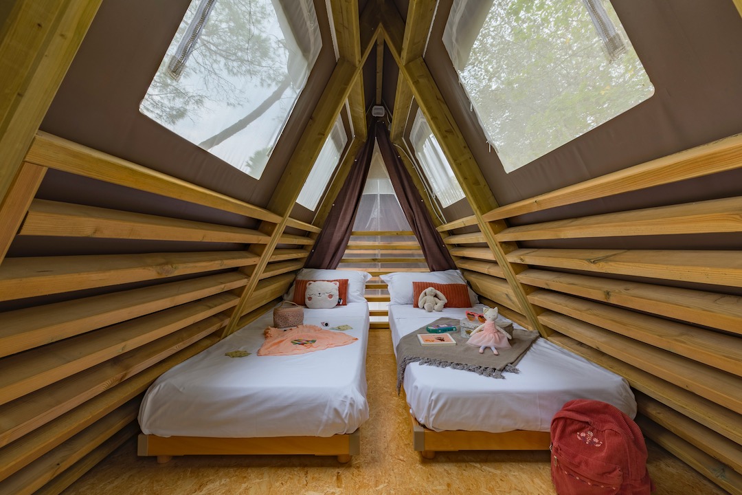 Europa Camping Village Sandaya a Cavallino Treporti, camera doppia Lodge Luxury