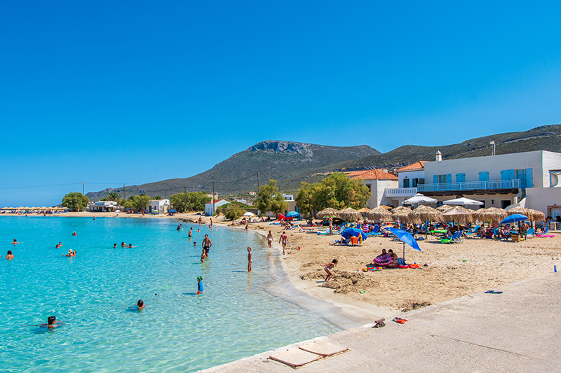 Diakofti beach a Kythira, isole greche con bambini 