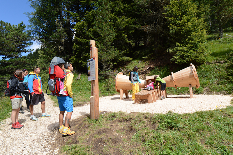 Percorso Latemarium, ideale per famiglie, in Val d'Ega