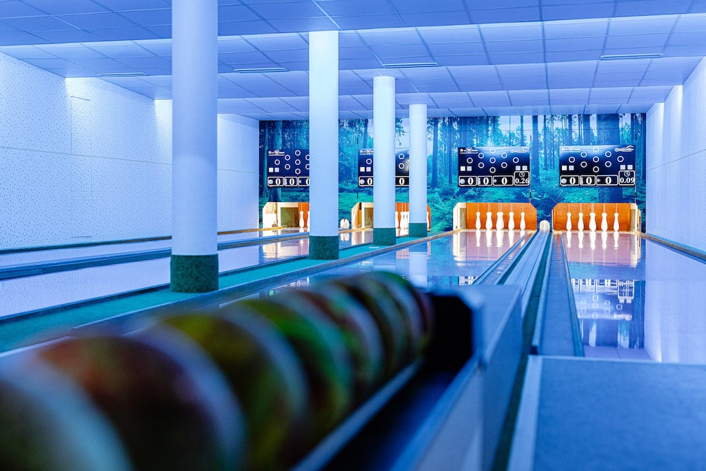 Schneeberg Family Spa Resort in Alto Adige per famiglie, sala da bowling