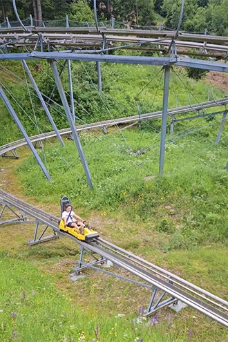 Funpark Tarvisio, bob su rotaia