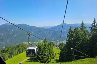 Monte Lussari, cabinovia