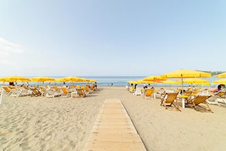 Villaggio Camping Odissea in Cilento, spiaggia