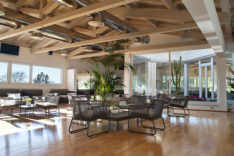 Area relax alle terme di Saturnia