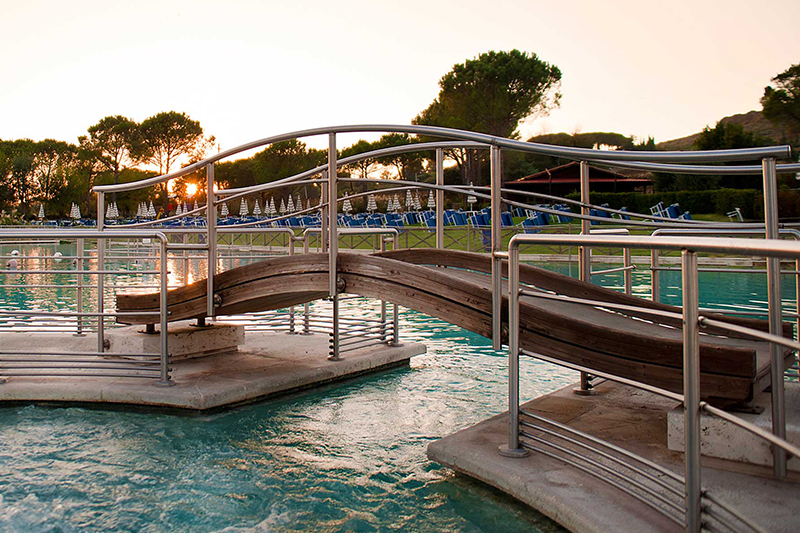 Piscine alle terme di Saturnia