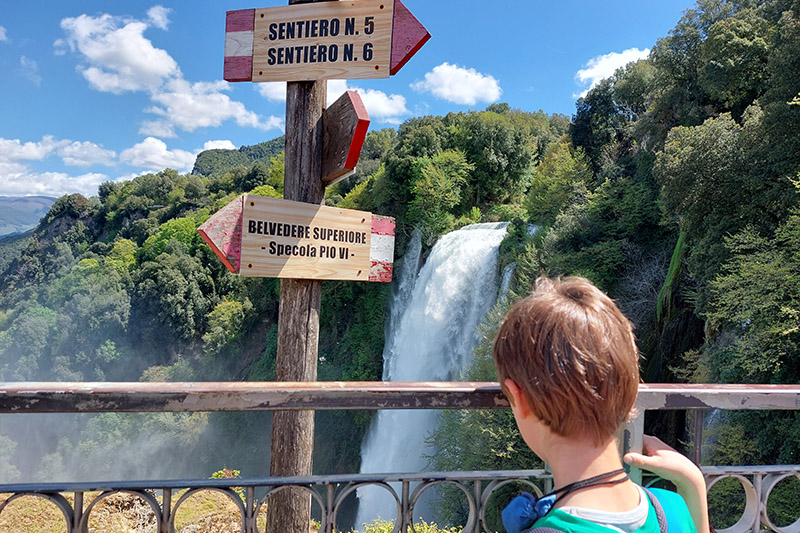 Cascata delle Marmore, belvedere superiore.