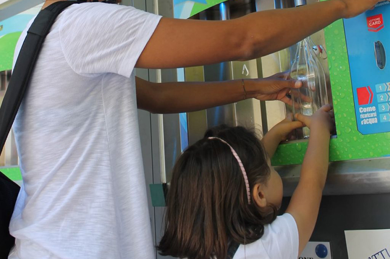 Fonti di Sassovivo con i bambini