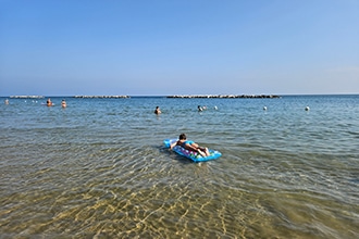 Spiagge di Pesaro per bambini
