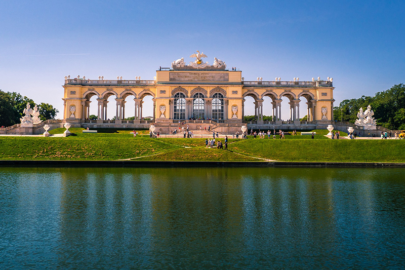 Esterni della Reggia di Schönbrunn a Vienna