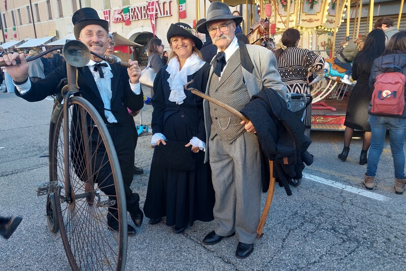 La fiera dell'oca di Mirano (VE): figuranti in costume