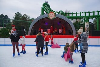 Gardaland Magic Winter: la pista di pattinaggio