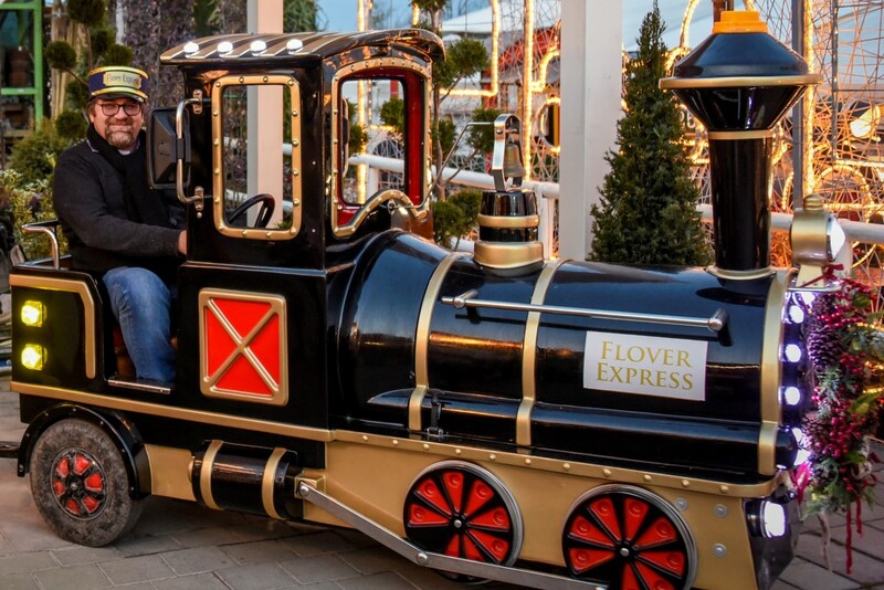 Flover: il Villaggio di Natale. Il trenino Flover Express
