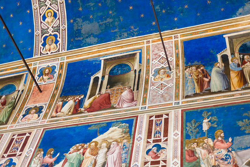 Cappella degli Scrovegni, Volta Blu
