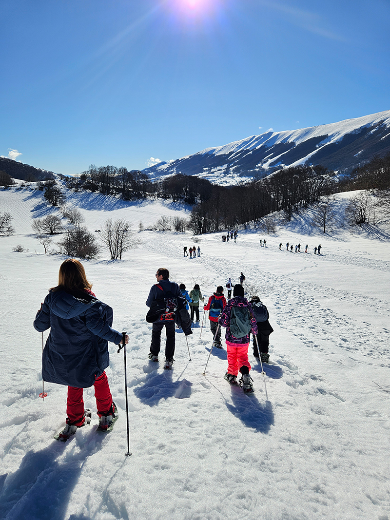 Ciaspolate a Pescocostanzo con Abruzzo Wild © M. Rosellini