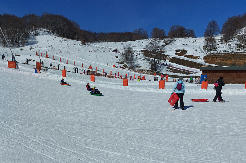 Slittino a Coppo dell'Orso.