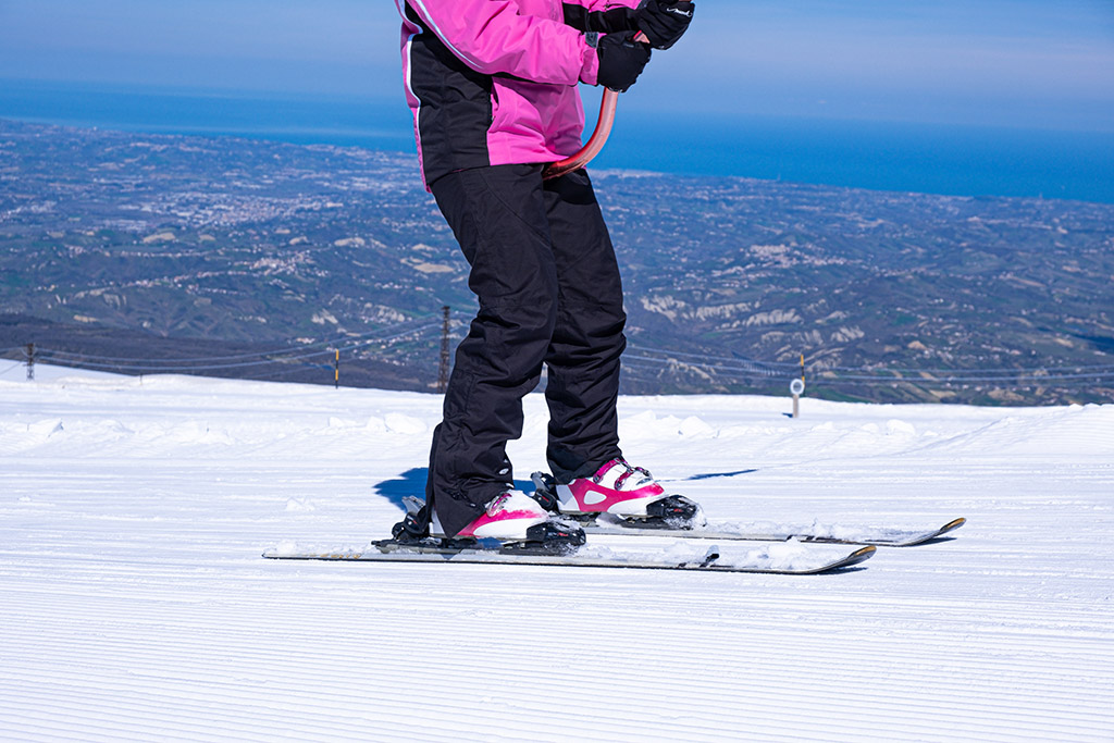 Passo Lanciano sciare vista mare