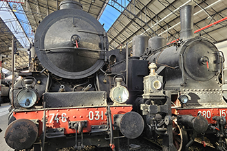 Museo della Scienza e della Tecnologia di Milano, locomotive