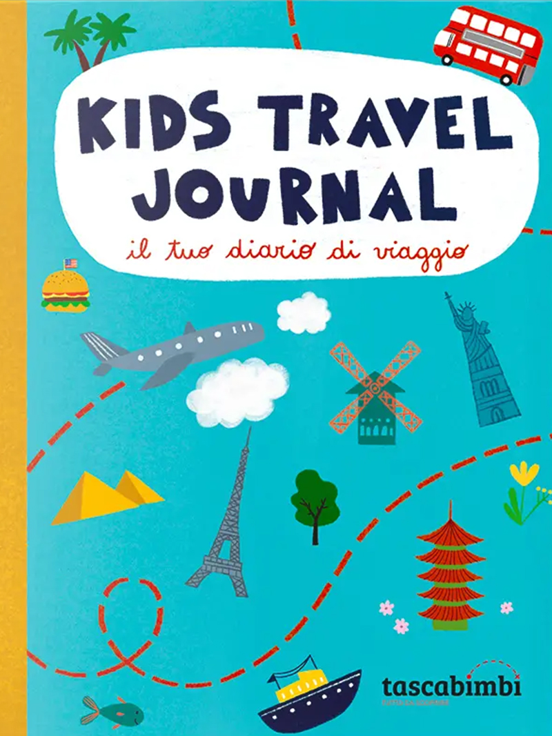 Copertina del libro "Kids Travel Journal"