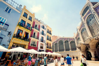 Esterno del Mercato Centrale a Valencia
