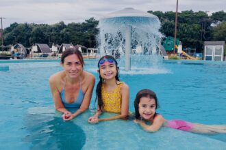 Lino delle Fate con bambini, piscina