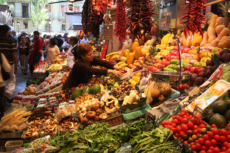 mercato spagna barcellona