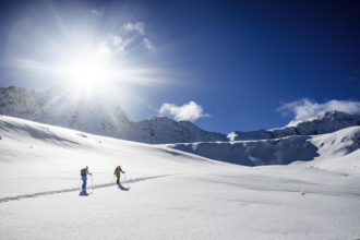 Sciare nella Valle dello Stubai, in Tirolo, a Pasqua