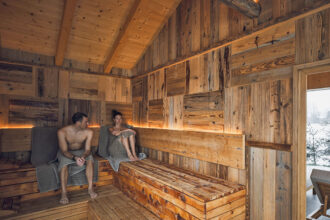 Vacanza al Kessler’s Mountain Lodge, sauna