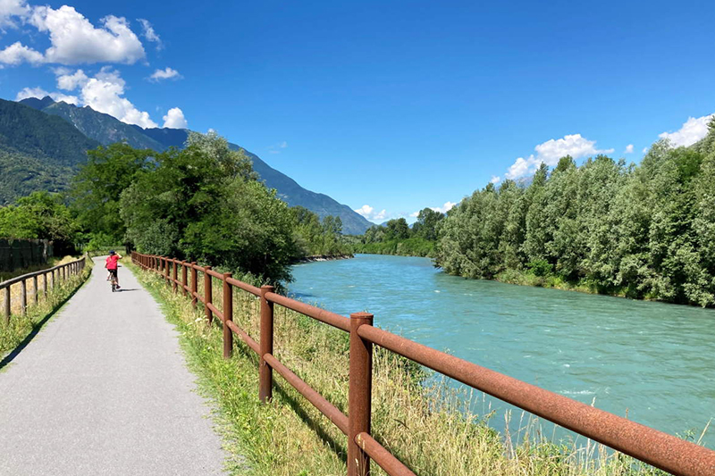 Ciclabile del sentiero Valtellina
