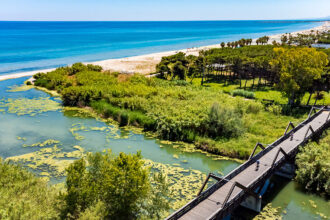 Ciclabile adriatica, Ponte Salinello a Giulianova
