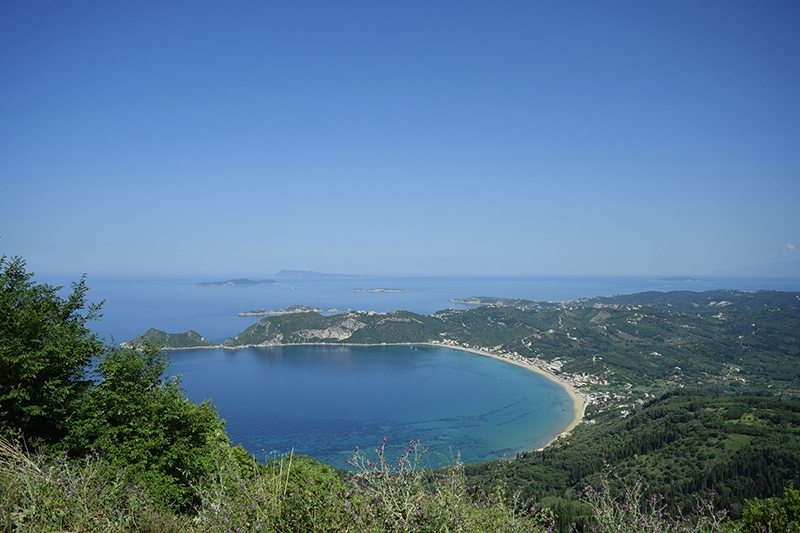 Corfù con i bambini, le baie
