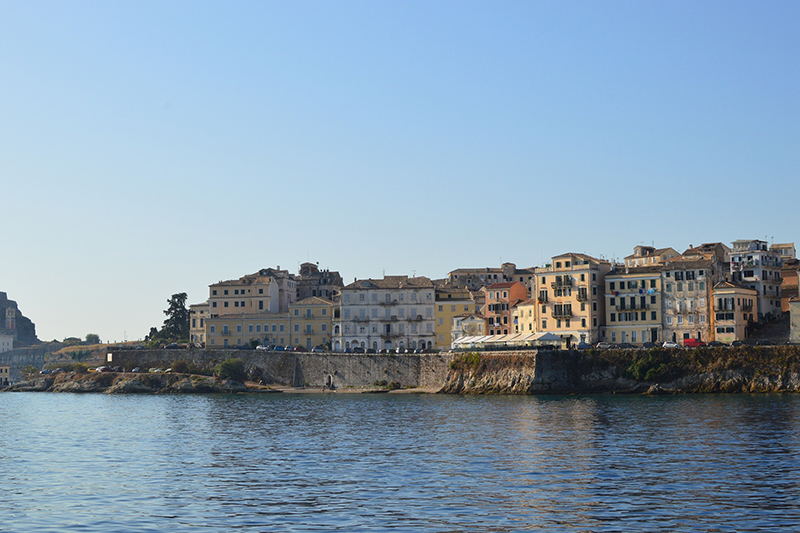 Corfù con i bambini, la città