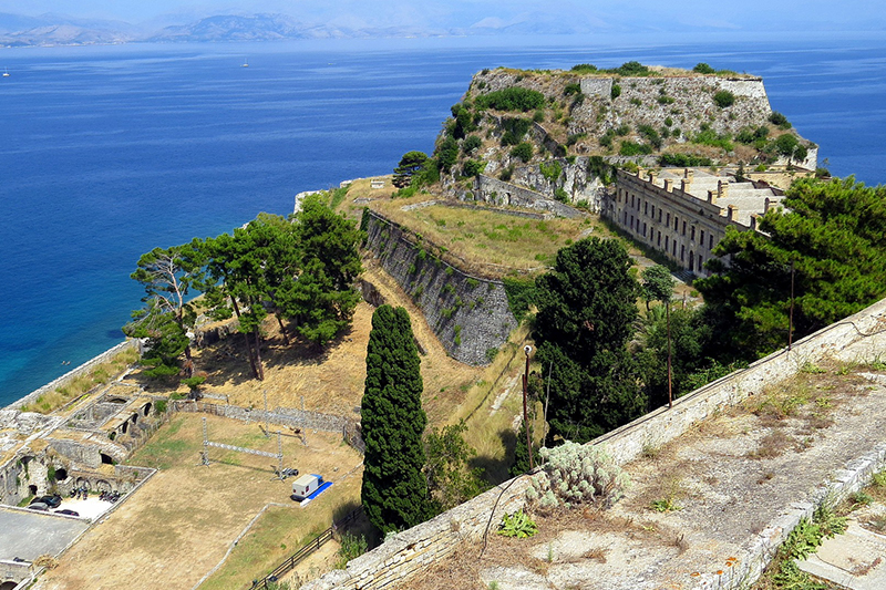Corfù con i bambini, la fortezza
