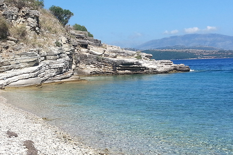 Corfù con i bambini, le spiagge