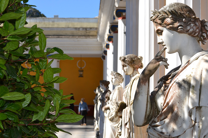 Corfù con i bambini, il palazzo di Sissi