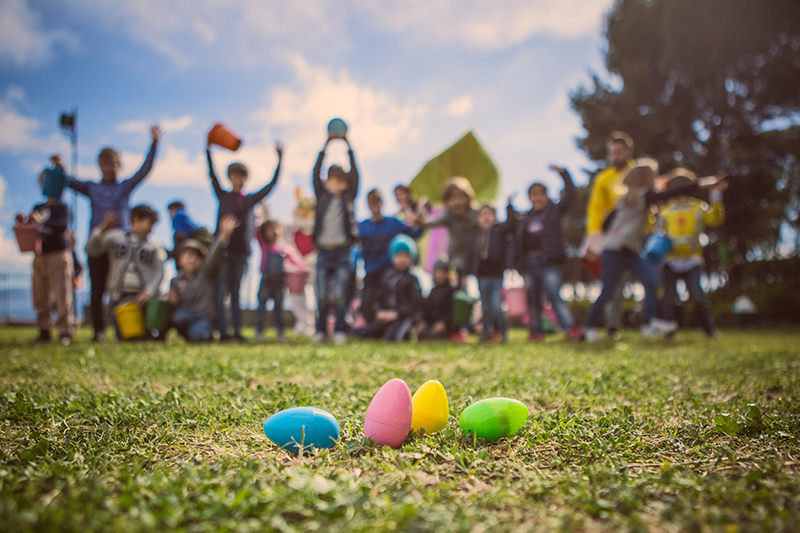 Caccia alle uova di Pasqua con bambini in Campania a Valle dell'Orso